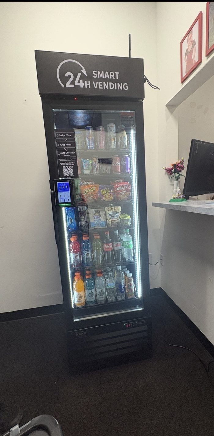 Godspeed smart market installed in a dance studio lobby